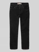 Levi’s® Kids Straight Fit Jeans im 5-Pocket-Design in Black, Größe 140