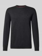 Christian Berg Men Strickpullover mit Woll-Anteil und Rundhalsausschni...