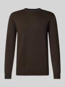 Christian Berg Men Strickpullover mit Woll-Anteil und Rundhalsausschni...