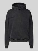 ELIAS RUMELIS Hoodie mit Label-Stitching Modell 'Amiran' in Anthrazit,...