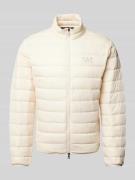 EA7 Emporio Armani Daunenjacke mit Daunen-Federn-Füllung in Offwhite, ...