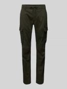 PME Legend Tapered Fit Cargohose mit Tunnelzug in Oliv, Größe 31/30