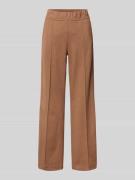 ROSNER Wide Leg Stoffhose mit elastischem Bund Modell 'May' in Camel, ...