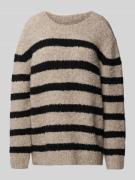 Smith and Soul Oversized Strickpullover mit Rundhalsausschnitt in Beig...