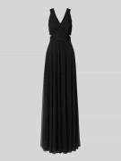 TROYDEN COLLECTION Abendkleid mit gelegten Falten in Black, Größe 34