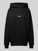 Pegador Oversized Hoodie mit Label-Print Modell 'SONIA' in Black, Größ...