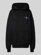 Pegador Oversized Hoodie mit Label-Print Modell 'NENA' in Black, Größe...