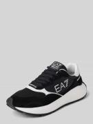 EA7 Emporio Armani Sneaker mit Kontrastbesatz Modell 'WADER' in Black,...