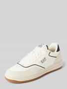 EA7 Emporio Armani Sneaker mit Label-Detail Modell 'RETRO' in Weiss, G...