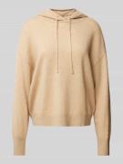 Jake*s Casual Hoodie aus reinem Kaschmir mit Kapuze in Sand Melange, G...