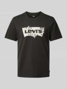 Levi's® T-Shirt mit Label-Print in Black, Größe M