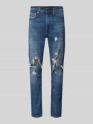 Levi's® Slim Fit Jeans mit Label-Detail Modell '515' in Dunkelblau, Gr...