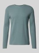 MCNEAL Regular Fit Longsleeve mit Bio-Baumwolle in Rauchblau Melange, ...