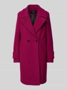 Milo Coats Mantel mit Reverskragen Modell 'Caro' in Fuchsia, Größe 36