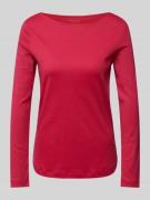 Christian Berg Woman Regular Fit Longsleeve aus reiner Baumwolle in Pi...