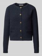 Christian Berg Woman Selection Cardigan mit Strukturmuster in Marine, ...