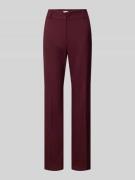 Jake*s Collection Bootcut Fit Stoffhose mit Bügelfalten in Bordeaux, G...