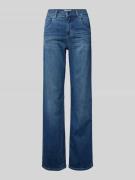 Angels Straight Leg Jeans im 5-Pocket-Design Modell 'LARA' in Marine, ...