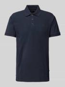 Matinique Poloshirt in melierter Optik in Marine, Größe 3XL