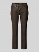 Buena Vista Skinny Fit Hose in Leder-Optik Modell 'Malibu' in Dunkelbr...