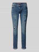 Buena Vista Slim Fit Jeans im Destroyed-Look Modell 'Malibu' in Dunkel...