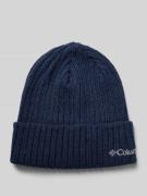 COLUMBIA Beanie mit Label-Stitching Modell 'WATCH' in Blau, Größe 1