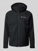 COLUMBIA Softshell-Jacke mit Label-Print Modell 'CASCADE RIDGE' in Bla...