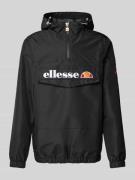 Ellesse Jacke mit Label-Stitching Modell 'MONT' in Black, Größe L