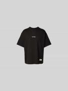 Evisu T-Shirt mit Label-Details in Black, Größe L