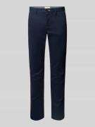 Gant Slim Fit Chino mit Eingrifftaschen in Marine, Größe 31/32