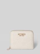 Guess Portemonnaie mit Strukturmuster Modell 'CRESIDIA' in Offwhite, G...