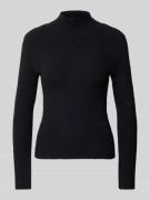 Guess Strickpullover mit Turtleneck Modell 'MARION' in Black, Größe S