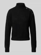 Guess Strickpullover mit Rollkragen Modell 'ZYLEE' in Black, Größe S