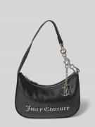 Juicy Couture Hobo Bag mit Label-Applikation Modell 'JASMINE' in Black...