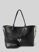 Juicy Couture Shopper mit Ziernähten Modell 'EMILIY' in Black, Größe 1