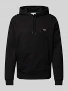 Lacoste Regular Fit Hoodie mit Baumwolle in Black, Größe M