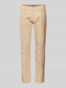 Pierre Cardin Tapered Fit Cordhose mit Baumwolle Modell 'LYON' in Beig...