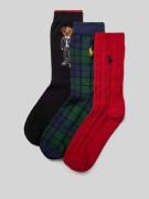 POLO RALPH LAUREN Socken mit elastischem Rippenbündchen im 3er-Pack in...