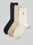 POLO RALPH LAUREN Socken mit Logo-Stitching im 3er-Pack in Dunkelblau,...