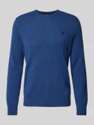 POLO RALPH LAUREN Strickpullover aus Lanawolle mit Rundhalsausschnitt ...