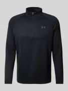 Under Armour Longsleeve aus Viskose mit Troyer-Kragen in Black, Größe ...