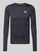 Under Armour Longsleeve mit Label-Print in Black, Größe L