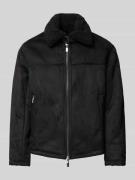 ARMANI EXCHANGE Jacke mit Zweiwege-Reißverschluss Modell 'Pilot' in Bl...