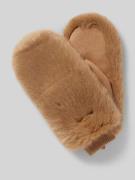 Barts Handschuhe mit Label-Detail Modell 'Fur Mitts' in Taupe, Größe 1