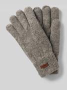 Barts Handschuhe aus Lammwolle mit Label-Detail Modell 'HAAKON' in Mit...