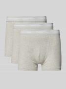 Calvin Klein Underwear Trunks mit Logo-Bund im 3er-Pack in Hellgrau, G...