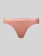 Calvin Klein Underwear String mit elastischem Bund in Mauve, Größe L