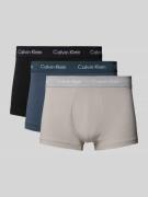 Calvin Klein Underwear Trunks aus Viskose mit Label-Bund im 3er-Pack i...