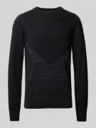 G-Star Raw Strickpullover mit Strukturmuster in Black, Größe L