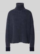 G-Star Raw Strickpullover mit Rollkragen in Marine, Größe L